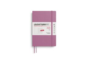 LEUCHTTURM WEEKLY PLANNER 2026 & NB B6+ SC 12 MONTHS DUSTY ROSE 372685